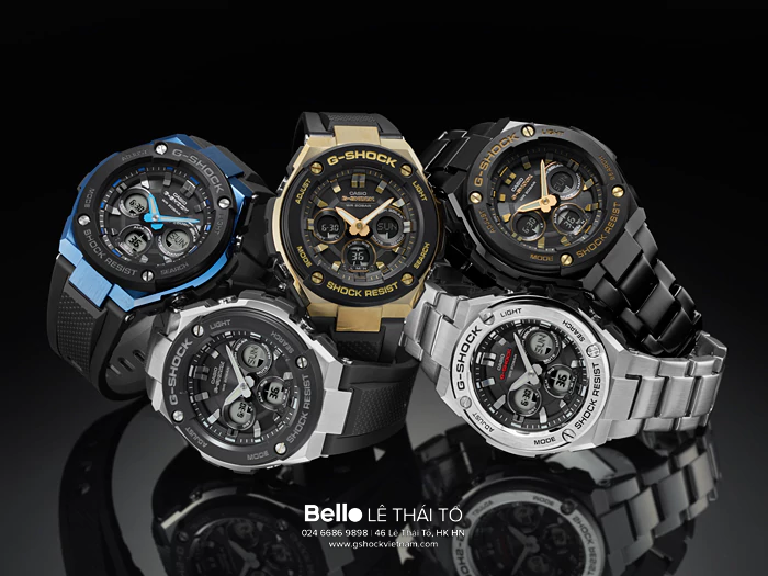 GST-S300-1A - Đồng hồ Casio G-Shock chính hãng - Dòng sản phẩm G-STEEL mang thiết kế G-SHOCK cỡ nhỏ.