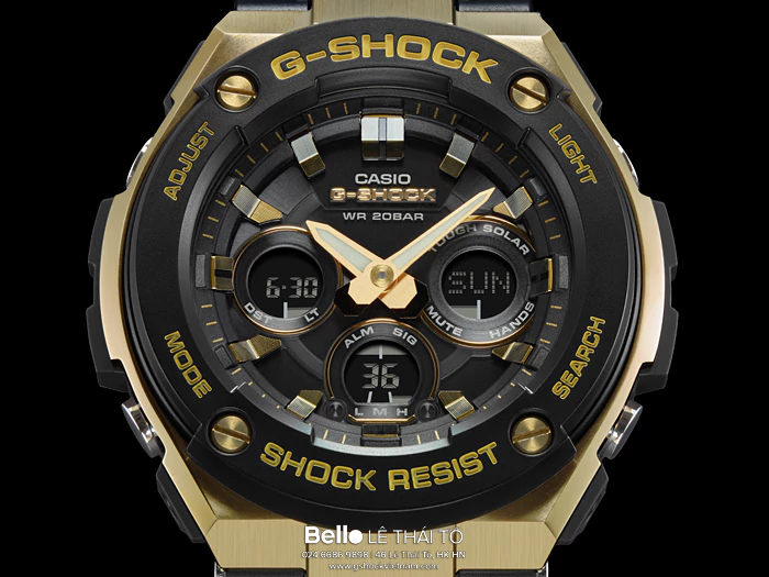 GST-S300G-1A9 - Đồng hồ Casio G-Shock chính hãng - Dòng sản phẩm G-STEEL mang thiết kế G-SHOCK cỡ nhỏ.