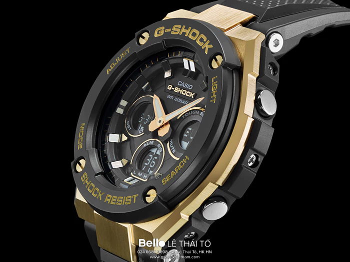 GST-S300G-1A9 - Đồng hồ Casio G-Shock chính hãng - Dòng sản phẩm G-STEEL mang thiết kế G-SHOCK cỡ nhỏ.