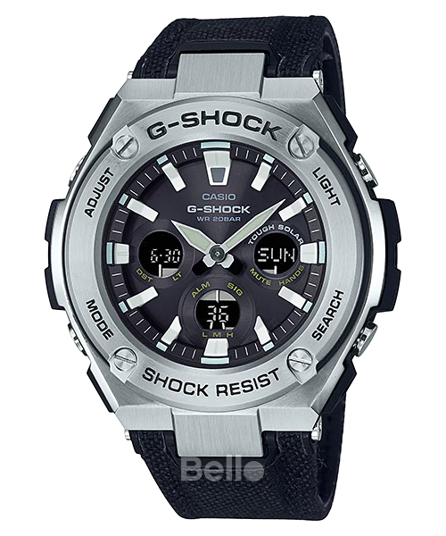 GST-S330C-1A - Đồng hồ Casio G-Shock chính hãng - Lõi dây đeo được làm từ nhựa,vải CORDURA