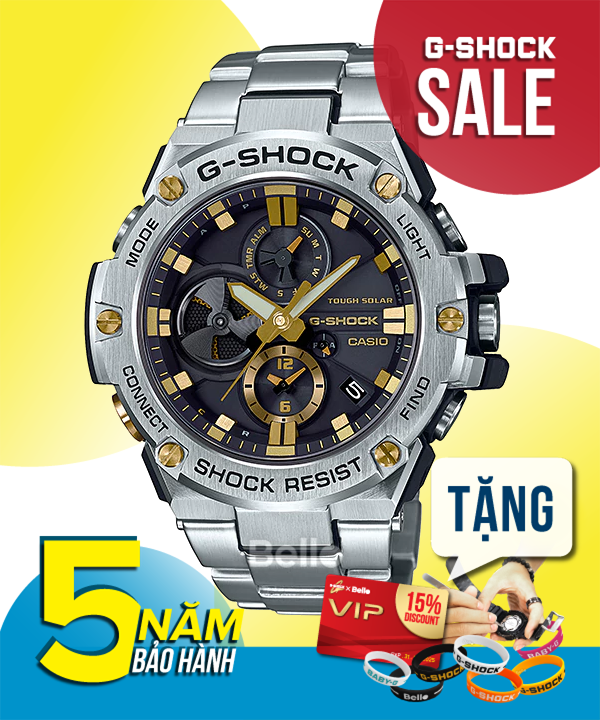 GST-B100D-1A9 - Đồng hồ Casio G-Shock chính hãng - Chức năng Kết nối điện thoại thông minh.