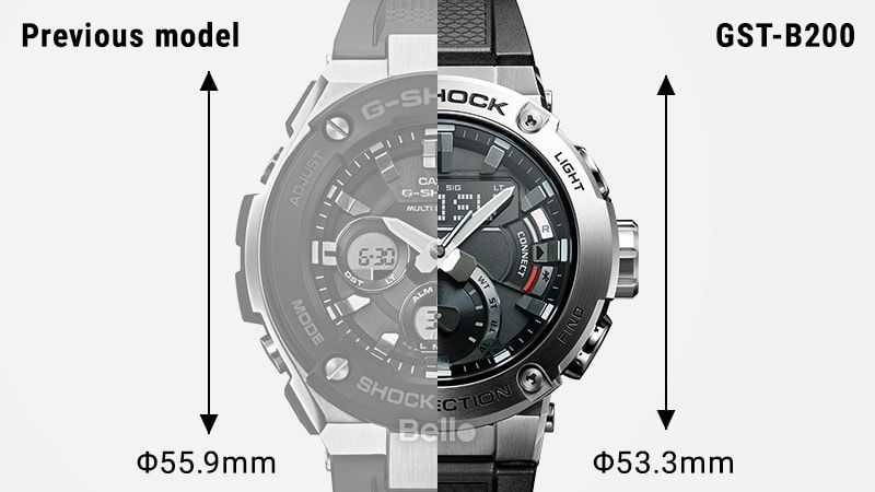  [Pin Miễn Phí Trọn Đời] GST-B200D-1A - Đồng hồ G-Shock Nam - Tem Vàng Chống Giả 