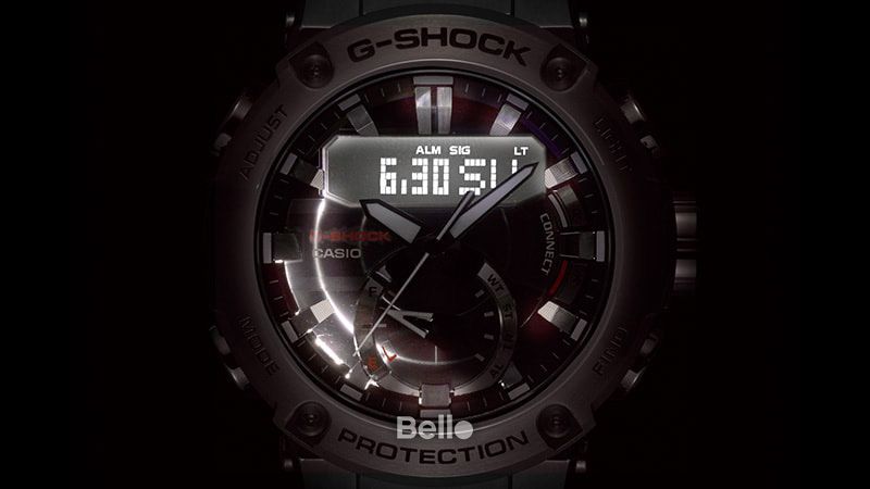  [Pin Miễn Phí Trọn Đời] GST-B200D-1A - Đồng hồ G-Shock Nam - Tem Vàng Chống Giả 