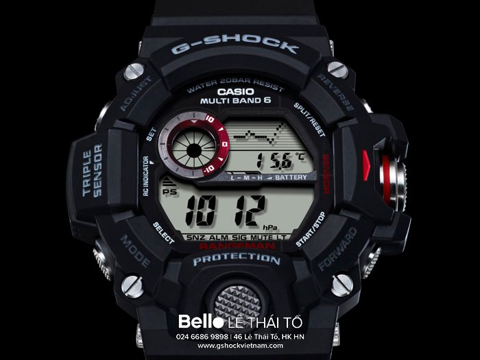  [Pin Miễn Phí Trọn Đời] GW-9400-1 - Đồng hồ G-Shock Nam - Tem Vàng Chống Giả 