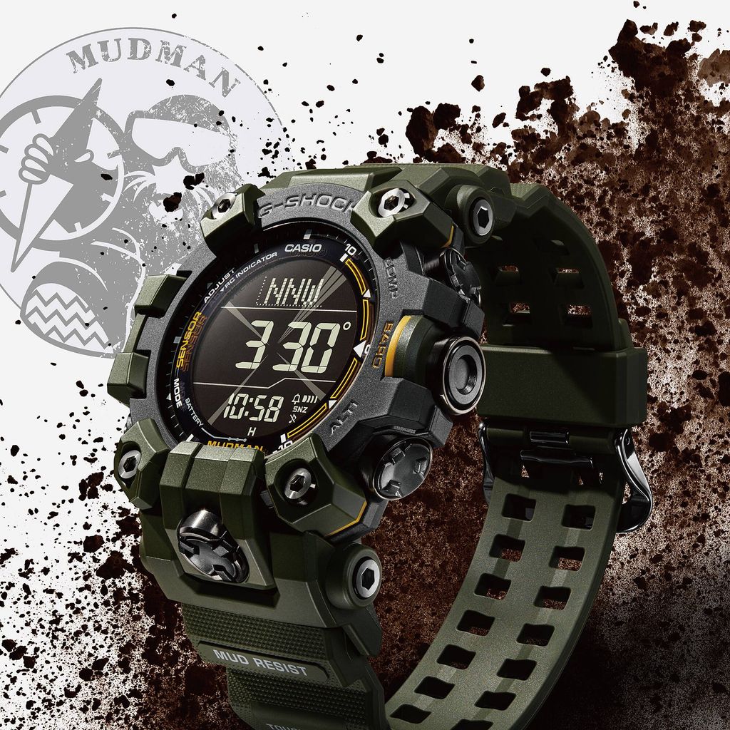  [Pin Miễn Phí Trọn Đời] GW-9500-3 - Đồng hồ G-Shock Nam - Tem Vàng Chống Giả 