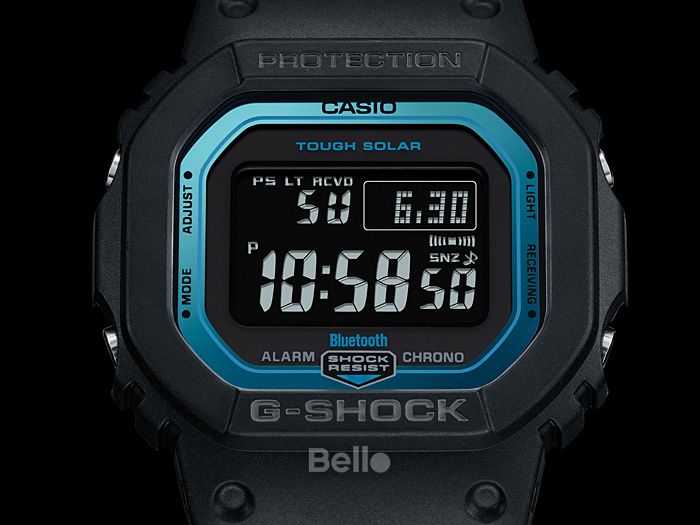 GW-B5600-2 - Đồng hồ Casio G-Shock chính hãng Kết nối Bluetooth Đen xanh