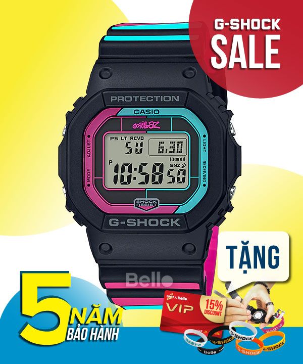 GW-B5600GZ-1 - Đồng hồ Casio G-Shock chính hãng Kết nối Bluetooth, Pin Mặt Trời, Màu Đặc Biệt - Giảm 15% VIP