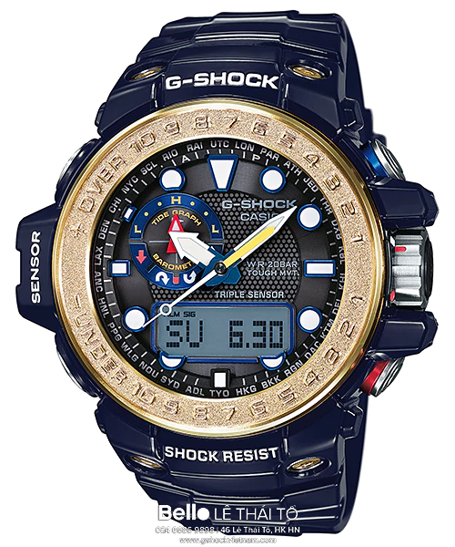  [Pin Miễn Phí Trọn Đời] GWN-1000F-2A - Đồng hồ G-Shock Nam - Tem Vàng Chống Giả 
