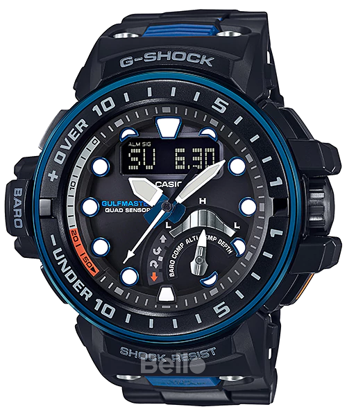  [Pin Miễn Phí Trọn Đời] GWN-Q1000MC-1A2 - Đồng hồ G-Shock Nam - Tem Vàng Chống Giả 