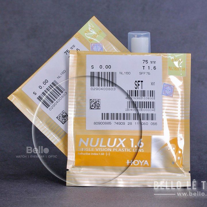  Tròng Kính Chống Ánh Sáng Xanh Hoya Full Control Nulux 