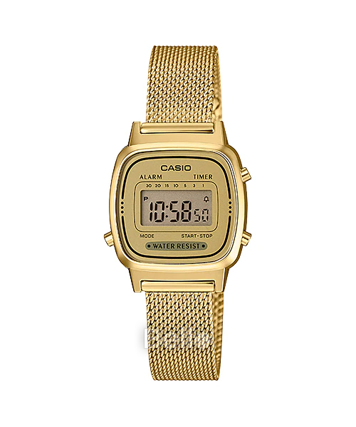 Đồng hồ Casio Nữ Vintage LA670WEMY-9 chính hãng, giá rẻ, Thay Pin Trọn Đời
