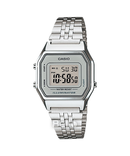  [Pin Miễn Phí Trọn Đời] LA680WA-7DF - Đồng hồ Casio Nữ - Tem vàng chống giả 