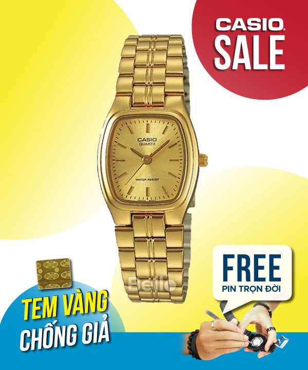 Đồng hồ Casio Nữ LTP-1169N-9A chính hãng, giá rẻ, Thay Pin Trọn Đời