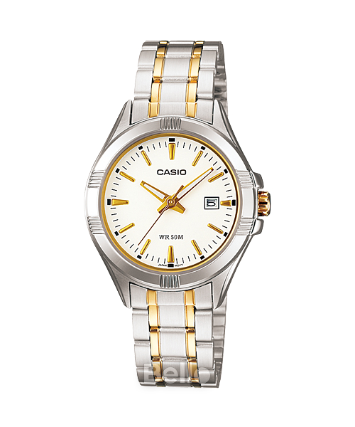 Đồng hồ Casio Nữ LTP-1308SG-7A chính hãng, giá rẻ, Thay Pin Trọn Đời