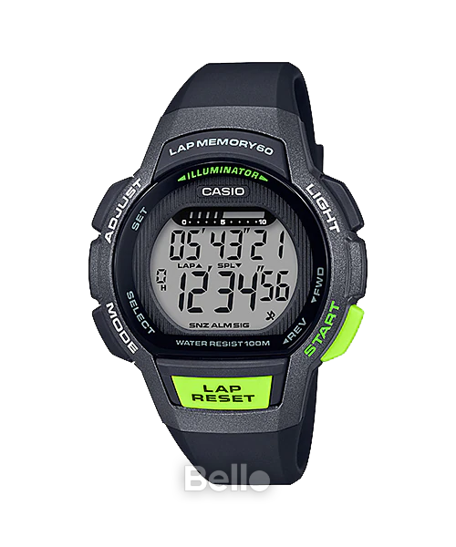 Đồng hồ Casio Nữ LWS-1000H-1A chính hãng, giá rẻ, Thay Pin Trọn Đời