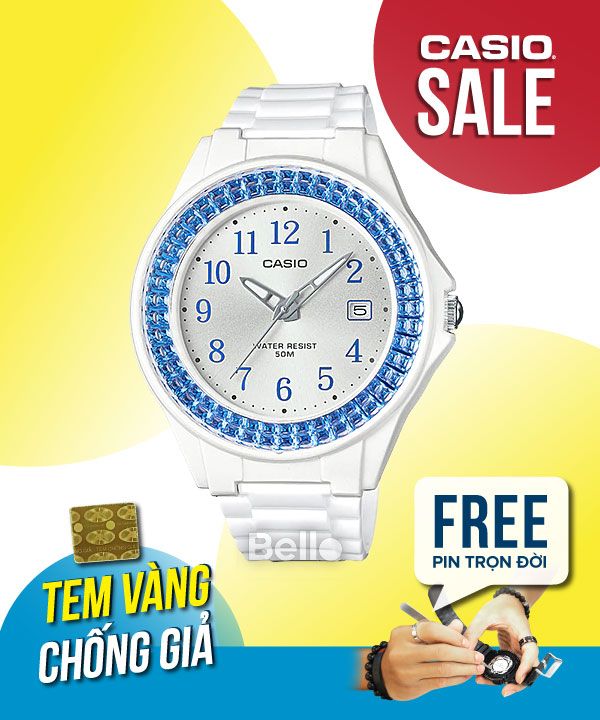 Đồng hồ Casio Nữ LX-500H-2B chính hãng, giá rẻ, Thay Pin Trọn Đời
