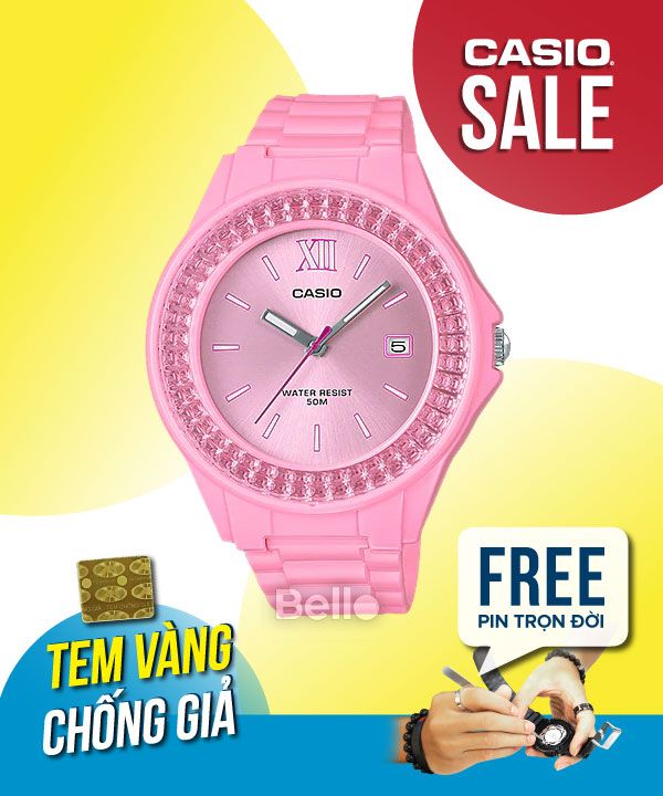 Đồng hồ Casio Nữ LX-500H-4E2 chính hãng, giá rẻ, Thay Pin Trọn Đời
