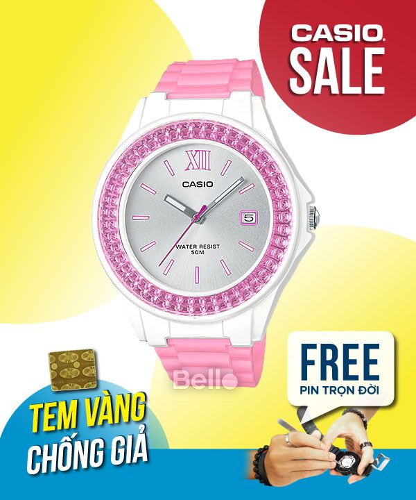 Đồng hồ Casio Nữ LX-500H-4E3 chính hãng, giá rẻ, Thay Pin Trọn Đời