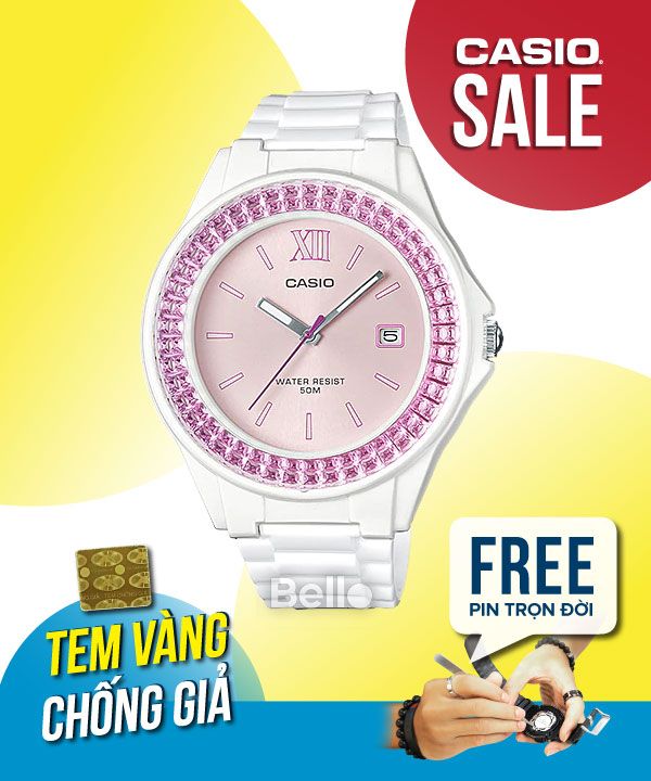 Đồng hồ Casio Nữ LX-500H-4E chính hãng, giá rẻ, Thay Pin Trọn Đời