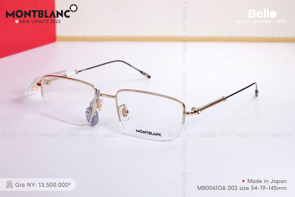  Montblanc MB0061OA 002 sale 20% + tặng tròng kính chống chói loá lái xe ngày và đêm 