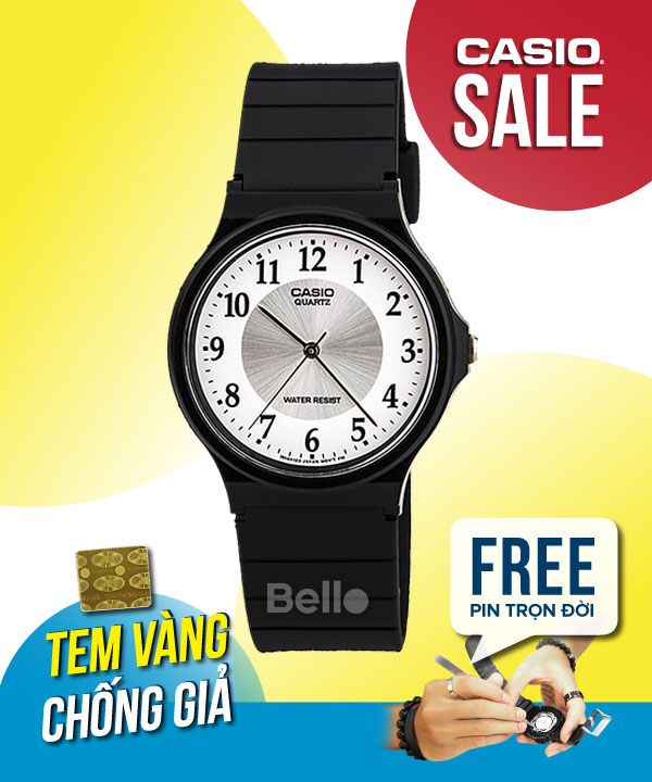Đồng hồ Casio Nam MQ-24-7B3 chính hãng, giá rẻ, Thay Pin Trọn Đời