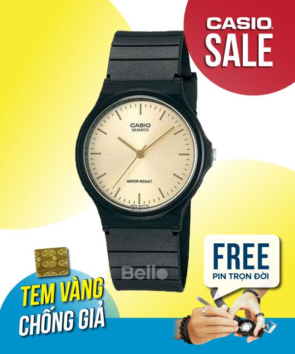 Đồng hồ Casio Nam MQ-24-9E chính hãng, giá rẻ, Thay Pin Trọn Đời