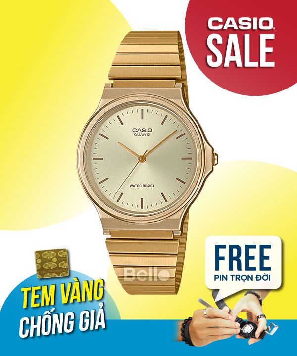 Đồng hồ Casio Nam MQ-24G-9E chính hãng, giá rẻ, Thay Pin Trọn Đời
