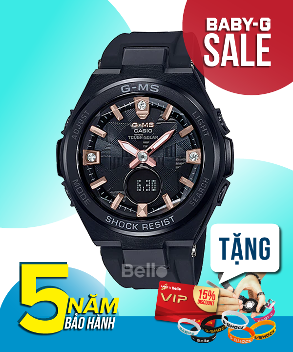 Baby-G G-MS MSG-S200BDD-1A - Đồng hồ Casio Baby-G Chính hãng - G-Shock Nữ Giá rẻ