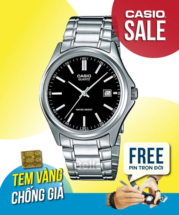 Đồng hồ Casio Nam MTP-1183A-1A chính hãng, giá rẻ, Thay Pin Trọn Đời