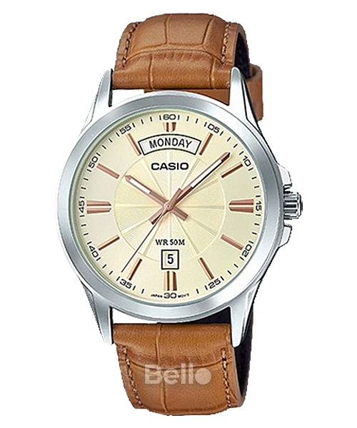 Đồng hồ Casio Nam MTP-1381L-9A chính hãng, giá rẻ, Thay Pin Trọn Đời