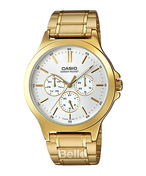 Đồng hồ Casio Nam MTP-V300G-7A chính hãng, giá rẻ, Thay Pin Trọn Đời