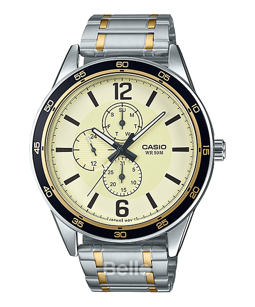 Đồng hồ Casio Nam MTP-E319SG-9B chính hãng, giá rẻ, Thay Pin Trọn Đời