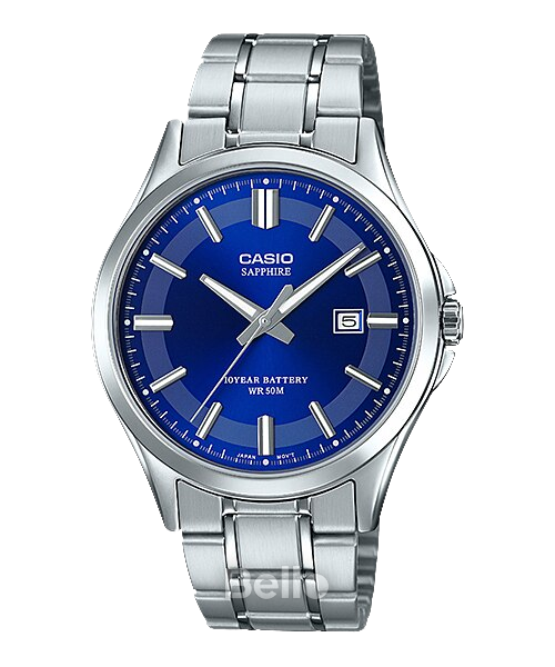 Đồng hồ Casio Nam MTS-100D-2A chính hãng, giá rẻ, Thay Pin Trọn Đời