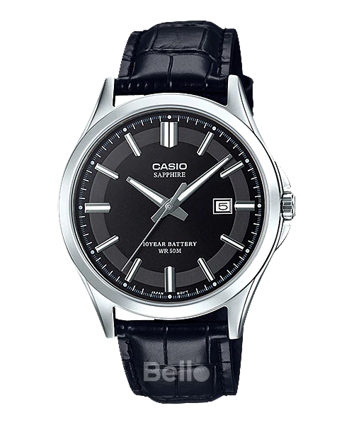 Đồng hồ Casio Nam MTS-100L-1A chính hãng, giá rẻ, Thay Pin Trọn Đời
