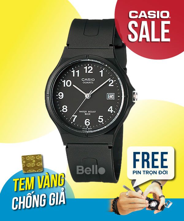 Đồng hồ Casio Nam MW-59-1B chính hãng, giá rẻ, Thay Pin Trọn Đời