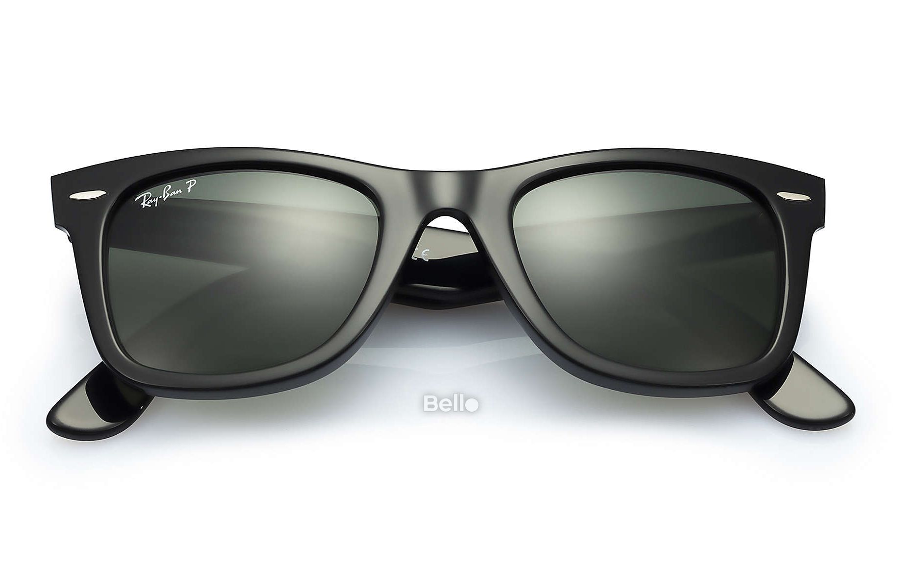 RB2140 901/58 Kính râm Ray-Ban chính hãng Ray-Ban Wayfarer Classic Polarized Gọng đen, mắt xanh đen polarized