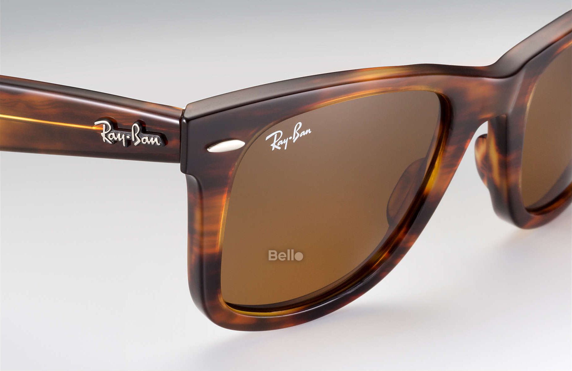 RB2140 954 Kính râm Ray-Ban chính hãng Ray-Ban Wayfarer Classic Gọng đồi mồi, mắt nâu B-15