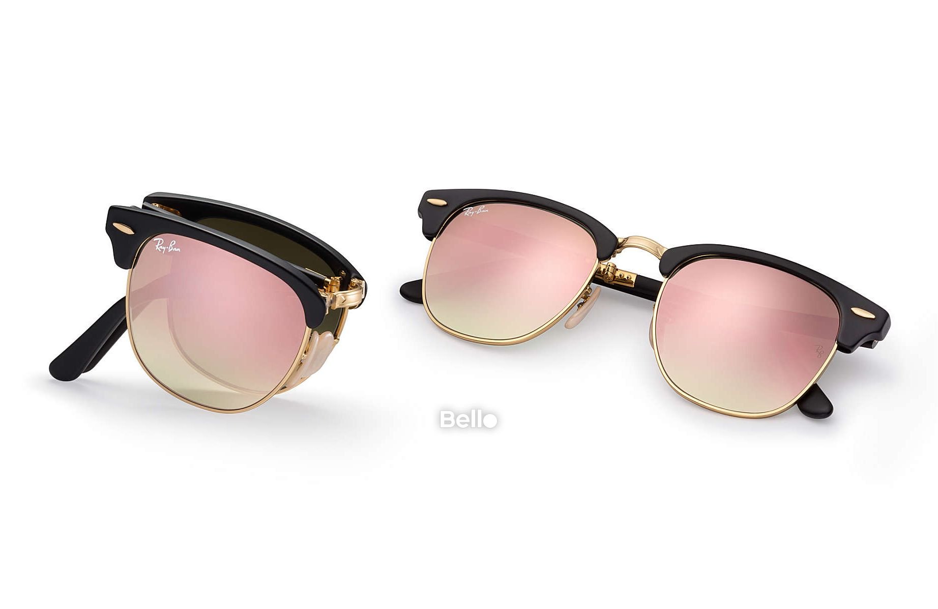 Ray-Ban Clubmaster Folding Flash Lenses Gradient RB2176 901S/7O