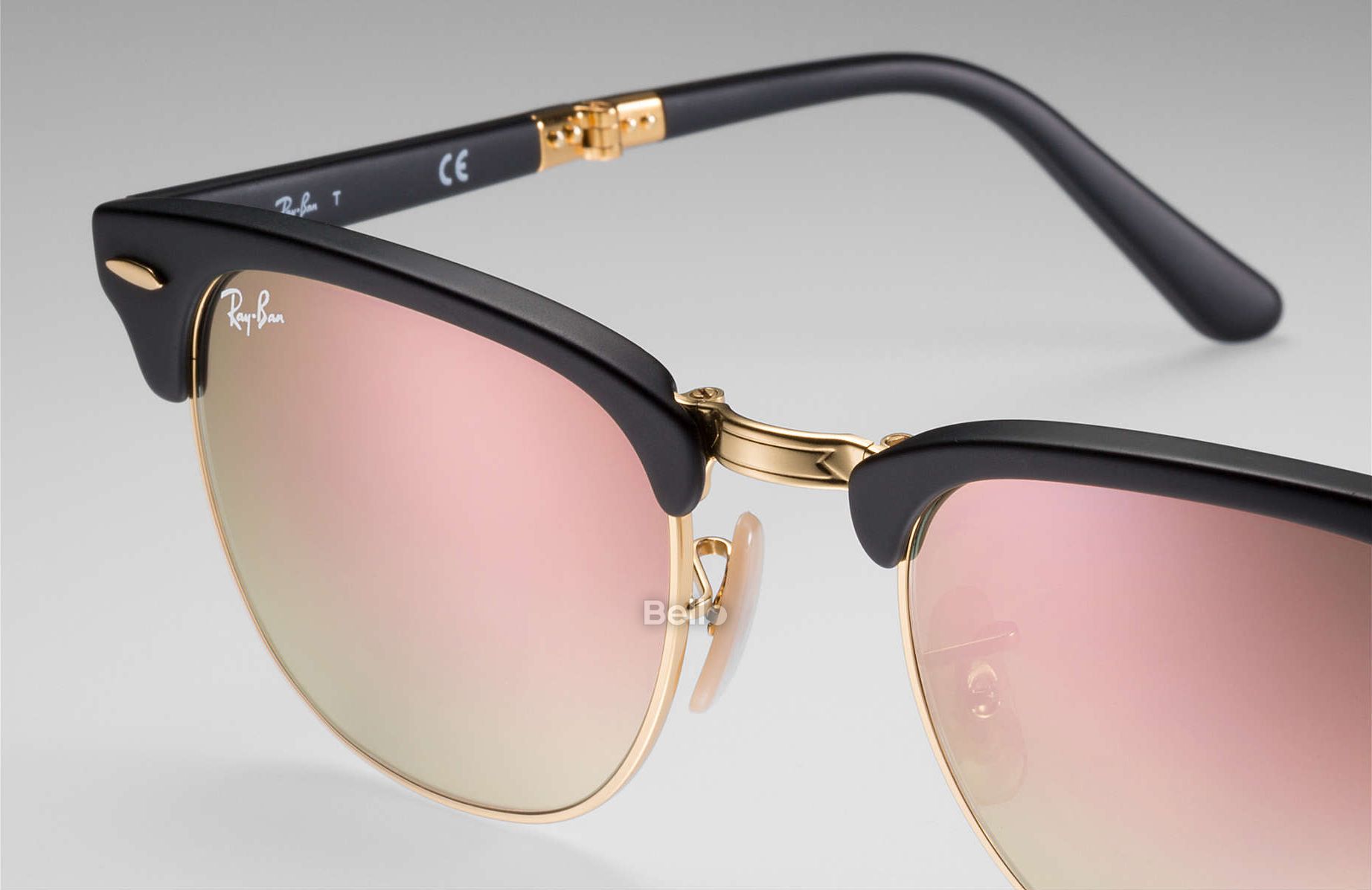 Ray-Ban Clubmaster Folding Flash Lenses Gradient RB2176 901S/7O