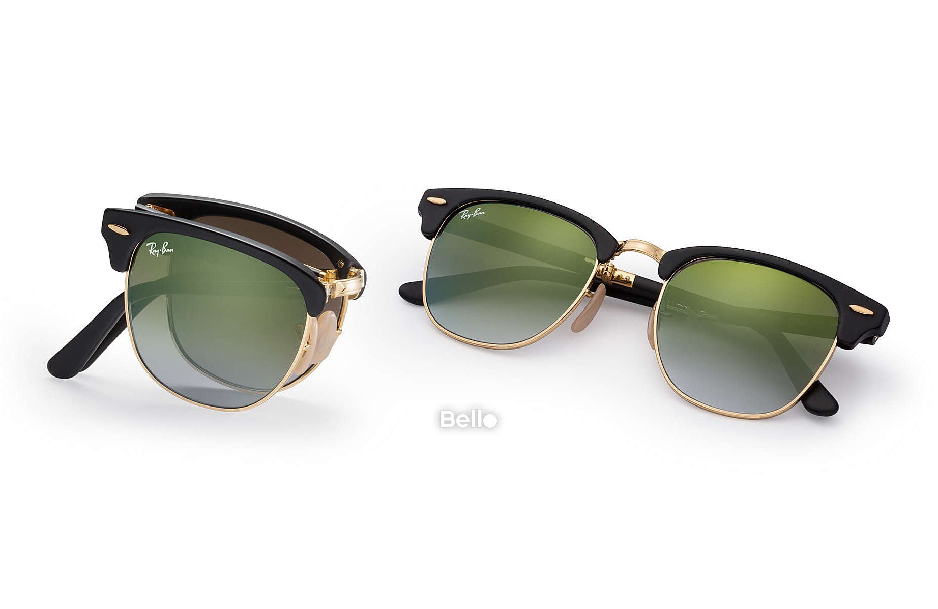 RB2176 901S/9J Kính râm Ray-Ban chính hãng Ray-Ban Clubmaster Folding Flash Lenses Gradient