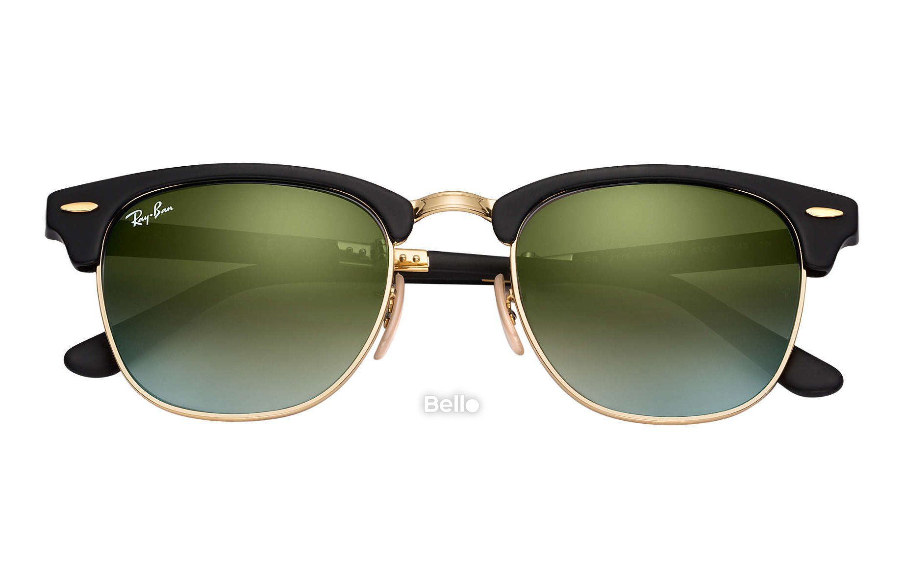 RB2176 901S/9J Kính râm Ray-Ban chính hãng Ray-Ban Clubmaster Folding Flash Lenses Gradient