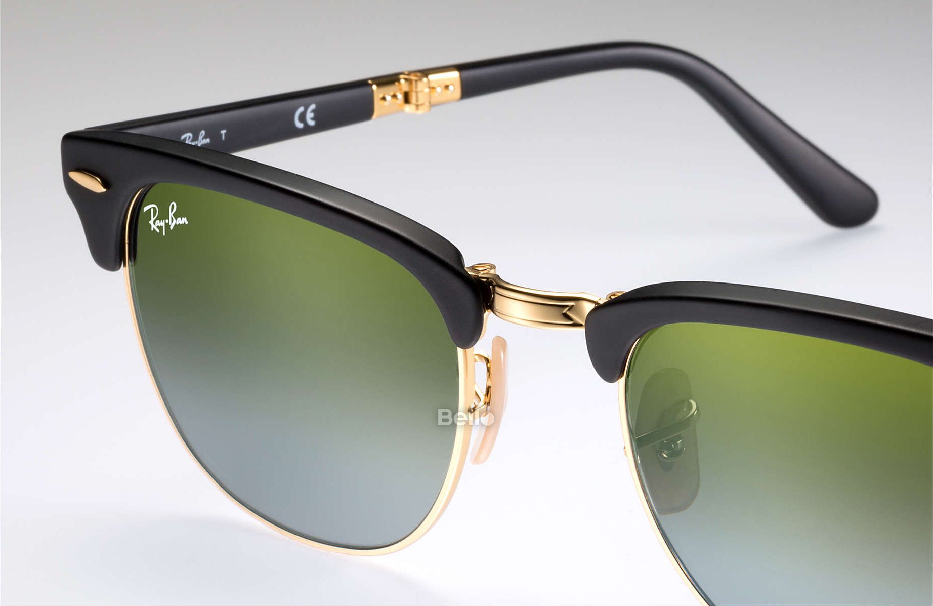 RB2176 901S/9J Kính râm Ray-Ban chính hãng Ray-Ban Clubmaster Folding Flash Lenses Gradient