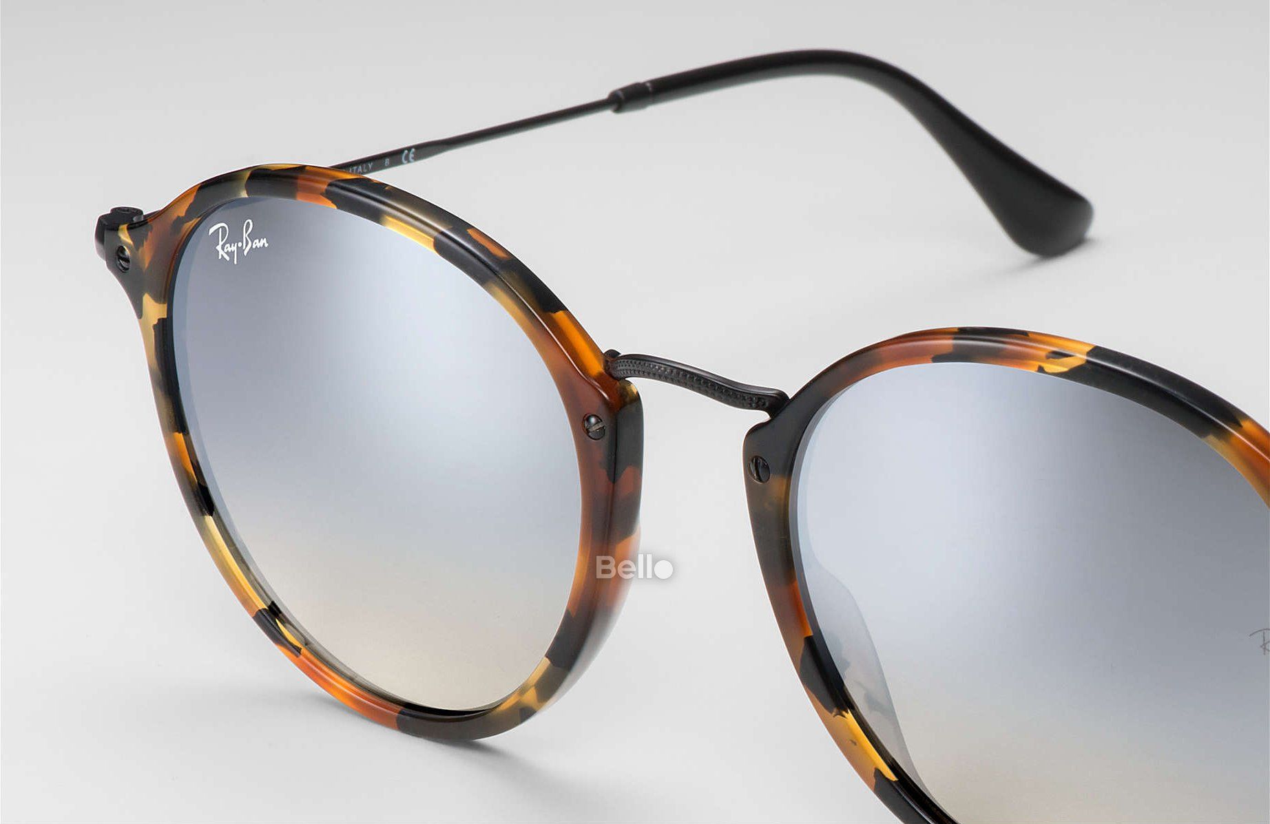 RB2447 1157/9U Kính râm Ray-Ban chính hãng Ray-Ban Round Fleck Flash Lenses Gradient