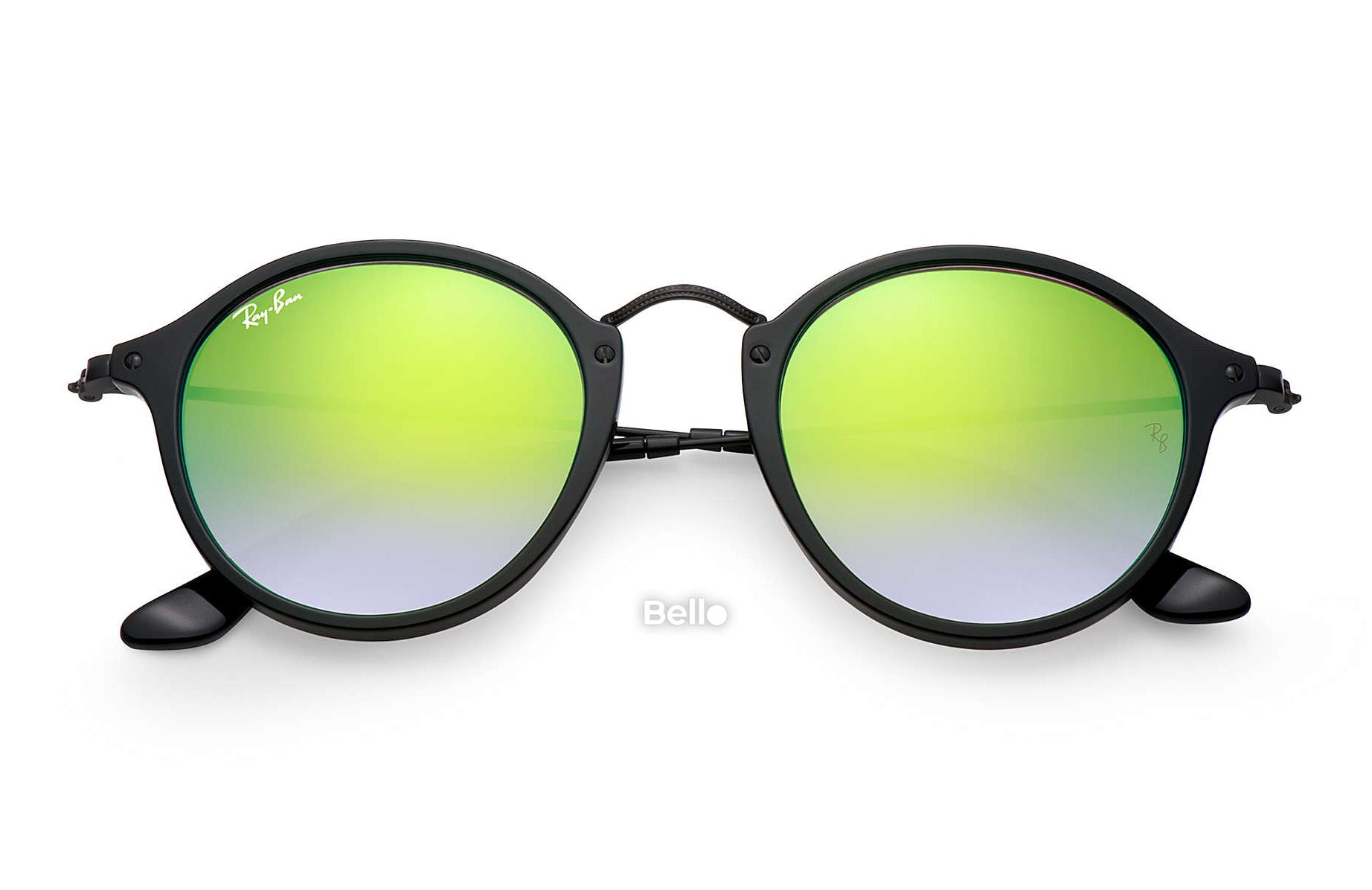 Ray-Ban Round Fleck Flash Lenses Gradient RB2447 901/4J