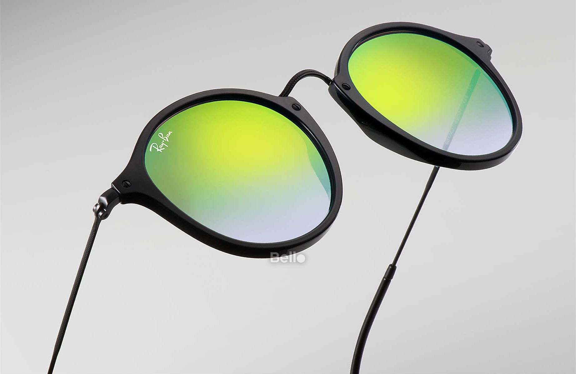 Ray-Ban Round Fleck Flash Lenses Gradient RB2447 901/4J