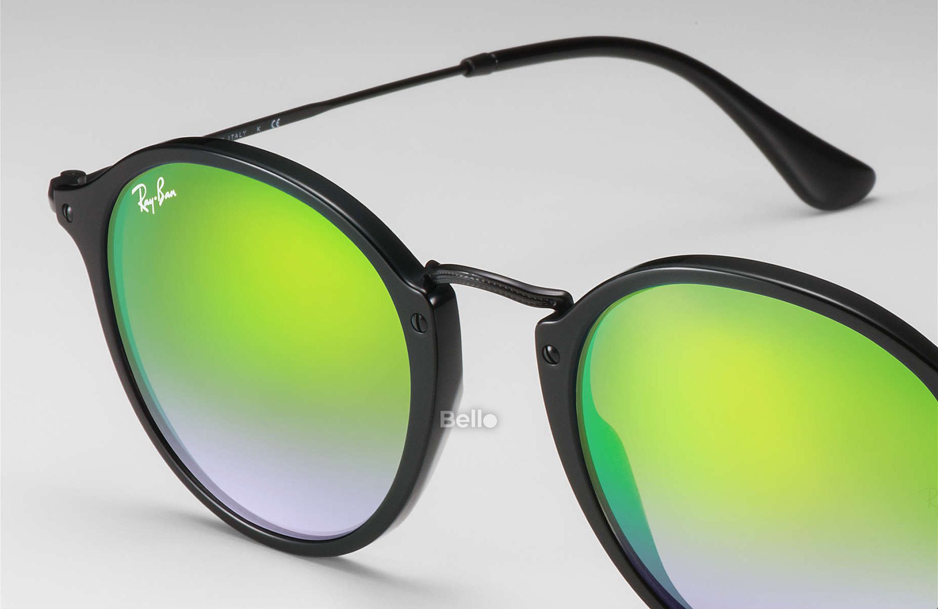 Ray-Ban Round Fleck Flash Lenses Gradient RB2447 901/4J