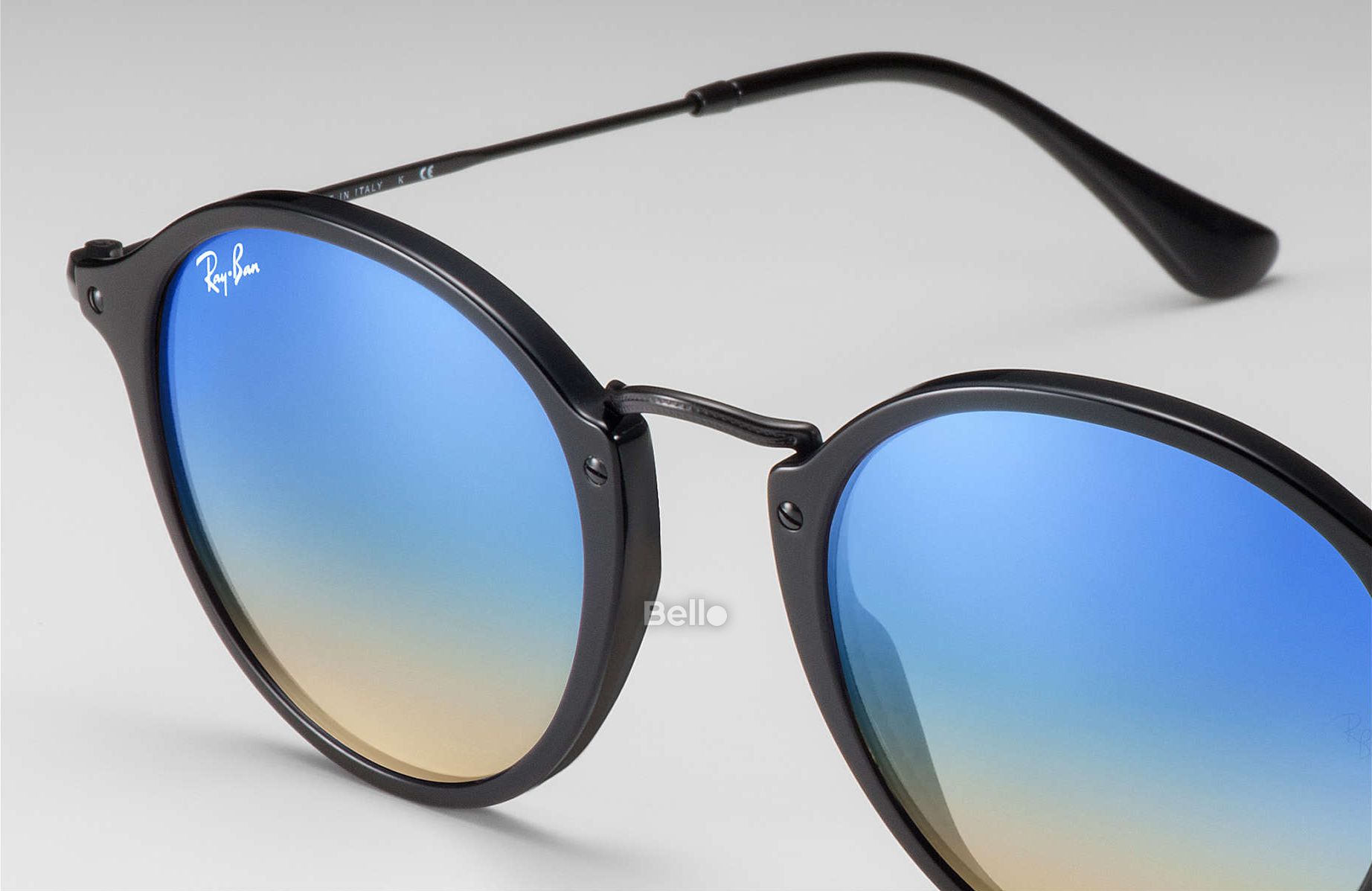 RB2447 901/4O Kính râm Ray-Ban chính hãng Ray-Ban Round Fleck Flash Lenses Gradient