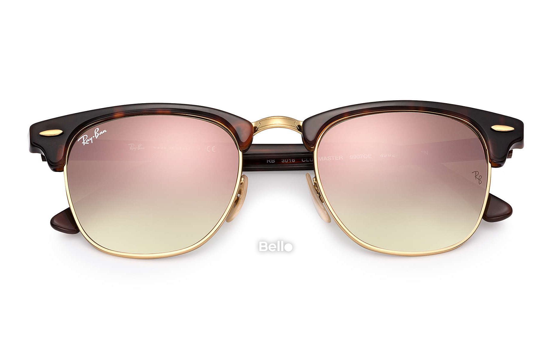 RB3016 990/7O Kính râm Ray-Ban chính hãng Ray-Ban Clubmaster Flash Lenses Gradient