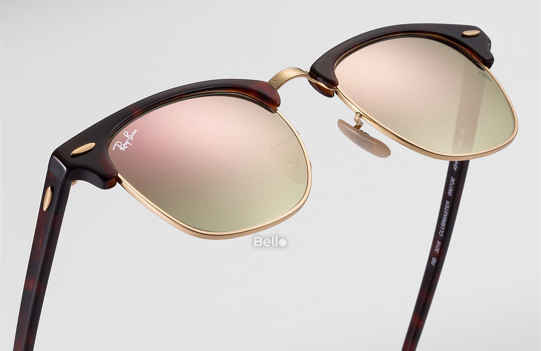 RB3016 990/7O Kính râm Ray-Ban chính hãng Ray-Ban Clubmaster Flash Lenses Gradient