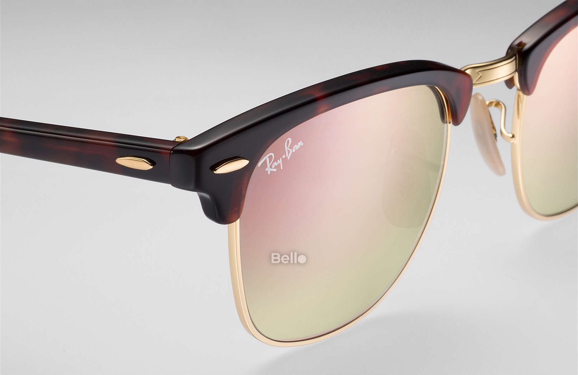 RB3016 990/7O Kính râm Ray-Ban chính hãng Ray-Ban Clubmaster Flash Lenses Gradient